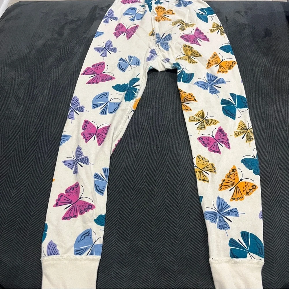 Hanna Andersson Butterfly Print Kids Pajama Set
